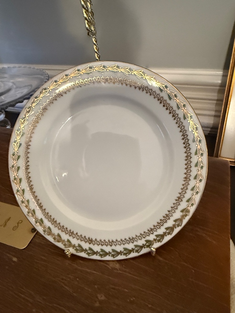 Imperial Crown China Austria Bread Plate